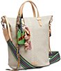 Consuela Thunderbird Snake Print Embossed Sling Crossbody Tote Bag, Color:Multi - Image 5