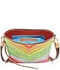 Color:Multi - Image 3 - Veronica Downtown Glitter Embroidered Crossbody Bag