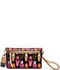 Consuela Viva Babe Hand Print Exterior Uptown Crossbody Wristlet, Color:Multi - Image 2