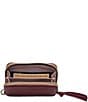 Consuela Zippy Leather Accordian Bifold Wallet, Color:Plum - Image 3