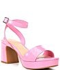 Color:True Pink - Image 1 - Adore Patent Platform Sandals
