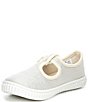 Color:Gold - Image 4 - Adventure Wear Girls' Bestee Washable Canvas T-Strap Sneakers (Toddler)