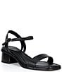 Copper Key Aurora Leather Block Heel Sandals - Image 1