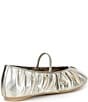 Copper Key Bambi Metallic Leather Mary Jane Ballet Flats - Image 2