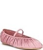 Copper Key Bambi Satin Mary Jane Ballet Flats - Image 1