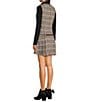 Copper Key Belted Plaid Drop Waist Mini Dress - Image 4
