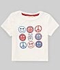 Color:White - Image 1 - Big Girls 7-16 Americana T-Shirt