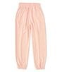 Color:Rose - Image 2 - Big Girl 7-16 Cozy Seamed Joggers