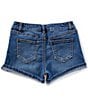 Copper Key Big Girls 7-16 Cuffed Shorts, Color:Medium Wash - Image 2