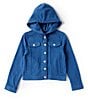 Color:Blue - Image 1 - Big Girl 7-16 Hooded Jacket