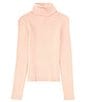 Color:Pink - Image 1 - Big Girl 7-16 Turtleneck Sweater