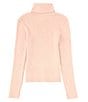 Color:Pink - Image 2 - Big Girl 7-16 Turtleneck Sweater