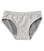 Color:Heather Grey - Image 1 - Big Girls 6-16 Seamfree Bikini Panties