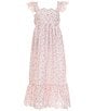 Copper Key Big Girls 7-16 Eyelet Floral Midi Dress, Color:Rose Multi - Image 1