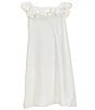 Copper Key Big Girls Flowy Easy Dress, Color:White - Image 1