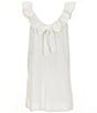 Copper Key Big Girls Flowy Easy Dress, Color:White - Image 2