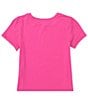 Color:Fuchsia - Image 2 - Big Girls 7-16 Keep Smiling T-Shirt