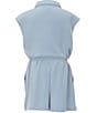 Copper Key Big Girls Lounge Life Sleeveless Romper, Color:Blue - Image 2