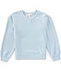 Copper Key Big Girls Lounge Life Sweatshirt, Color:Blue - Image 1