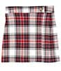 Color:Plaid Multi - Image 1 - Big Girls 7-16 Plaid Side Button Skirt