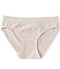 Color:Crystal Pink - Image 1 - Big Girls 6-16 Seamfree Bonded Bikini Panties