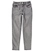 Color:Grey - Image 1 - Big Girls 7-16 Stretch Denim Skinny Jeans