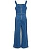 Copper Key Big Girls 7-16 Tie Waist Denim Jumpsuit, Color:Indigo - Image 2