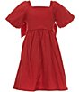 Copper Key Big Girls Bow Back Dress - Image 1