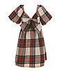Copper Key Big Girls Bow Back Dress - Image 2