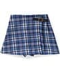 Copper Key Big Girls Buckle Plaid Skort - Image 3