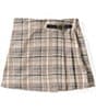 Copper Key Big Girls Buckle Plaid Skort - Image 1