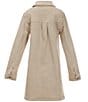 Copper Key Big Girls Button Collar Denim Dress - Image 4