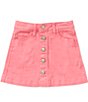 Copper Key Big Girls Button Front Skirt - Image 1