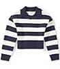 Copper Key Big Girls Fisher Stripe Sweater - Image 1