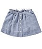Copper Key Big Girls Gingham Skirt - Image 2