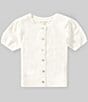 Copper Key Big Girls Knit Puff Sweater Top - Image 4