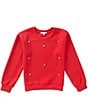 Copper Key Big Girls Lounge Life Gem Crew Neck Coordinating Pullover - Image 1