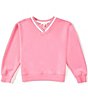 Copper Key Big Girls Lounge Life V-Neck Sweatshirt - Image 1