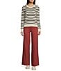 Copper Key Black & White Stripe Sweater, Color:Black-White - Image 3