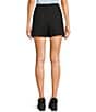 Copper Key Buckle Mini Skirt, Color:Black - Image 2