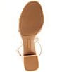 Color:Bisque - Image 6 - Buttercup Leather Cross Strap Sandals