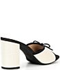 Copper Key Cape Floral Print Jacquard Bow Detail Dress Sandals