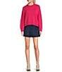 Copper Key Cargo Denim Mini Skirt, Color:Dark Wash - Image 3