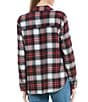 Color:Snow Multi - Image 2 - Checked Plaid Button Front Flannel Shirt