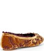 Copper Key Clara Velvet Bow Flower Embroidery Ballet Flats - Image 2