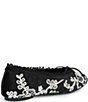Copper Key Clara Velvet Bow Flower Embroidery Ballet Flats - Image 3