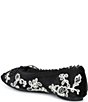 Copper Key Clara Velvet Bow Flower Embroidery Ballet Flats - Image 6