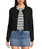 Copper Key Classic Cardigan Sweater, Color:Black - Image 1