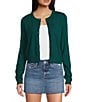 Copper Key Classic Cardigan Sweater, Color:Green - Image 1