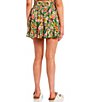 Color:Multi - Image 2 - Coordinating High Rise Floral Printed Ruffle Mini Skirt